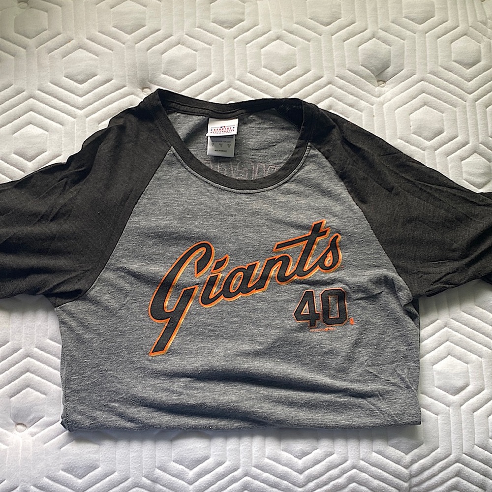 SF Giants Madison Bumgarner women’s long-sleeve tee